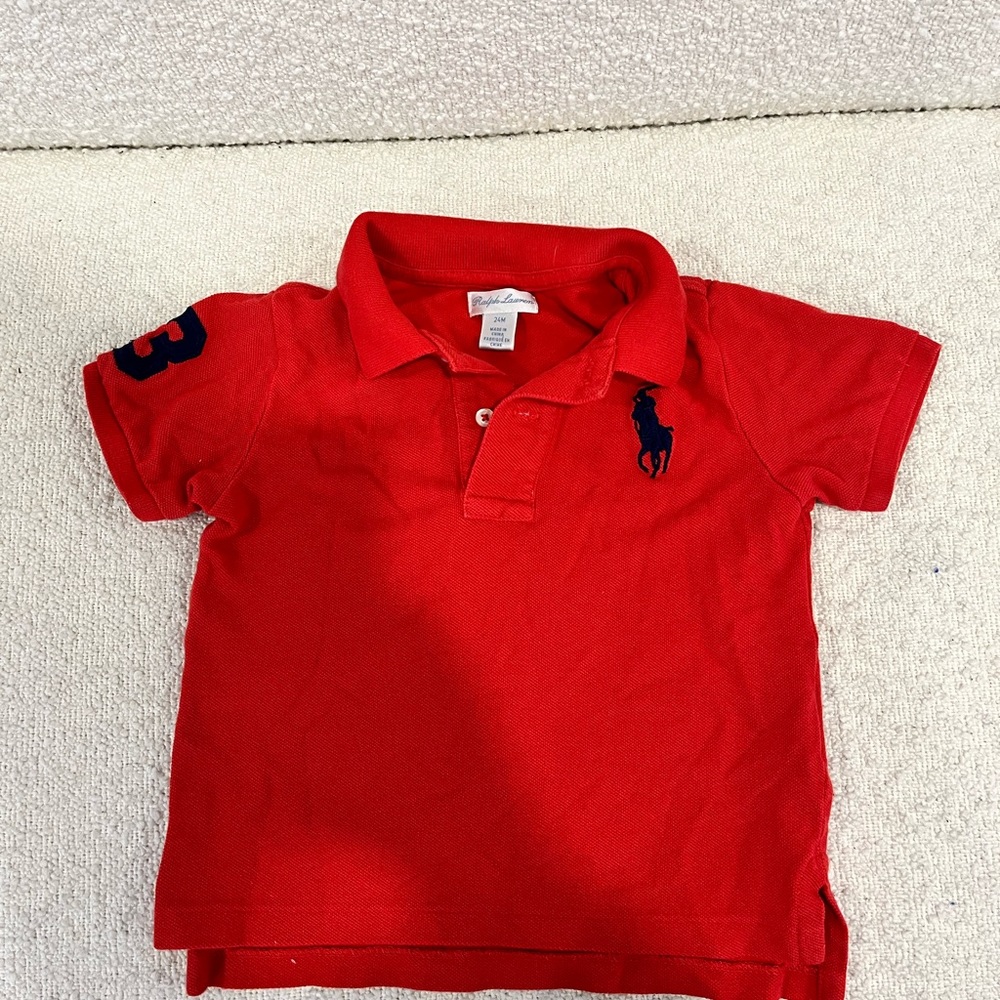 5 SHIRTS Ralph Lauren 5 shirts sizes 2-3 years old  ALL 5 sold together